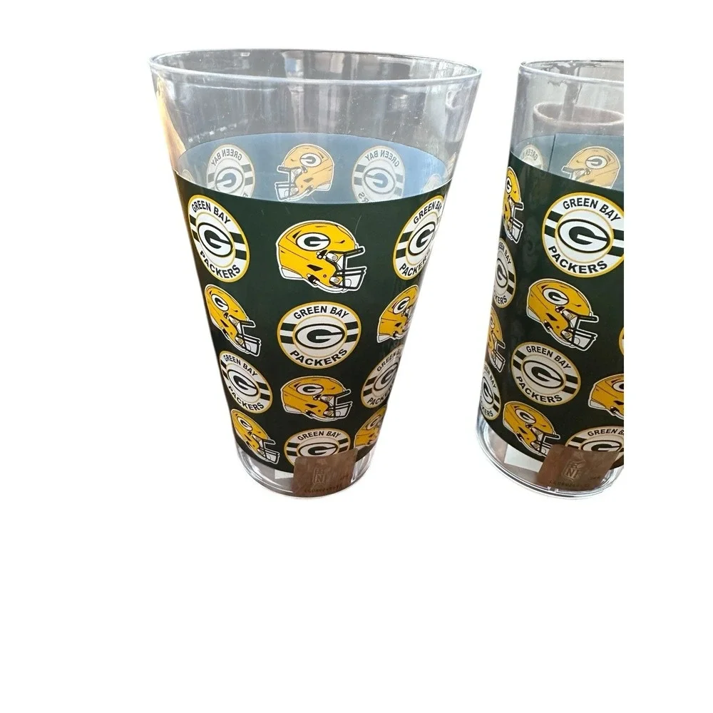 Green‎ Bay Packer NFL Hat And 2 Packer Cups